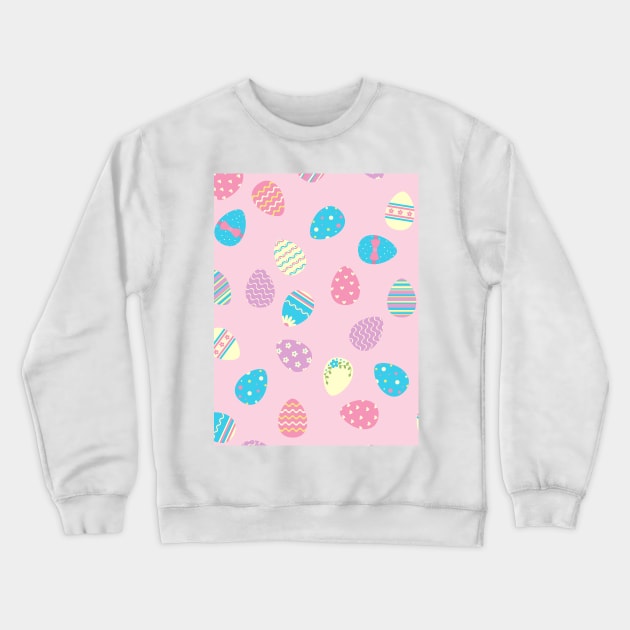 Pastel Easter Eggs Crewneck Sweatshirt by NewburyBoutique